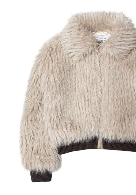 Giubbino bambina beige Manila Grace | M2951W25/SUBEIGE