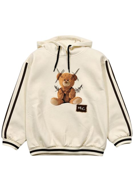 Felpa bambina beige in cotone Manila Grace | MB3021W25/SUBEIGE