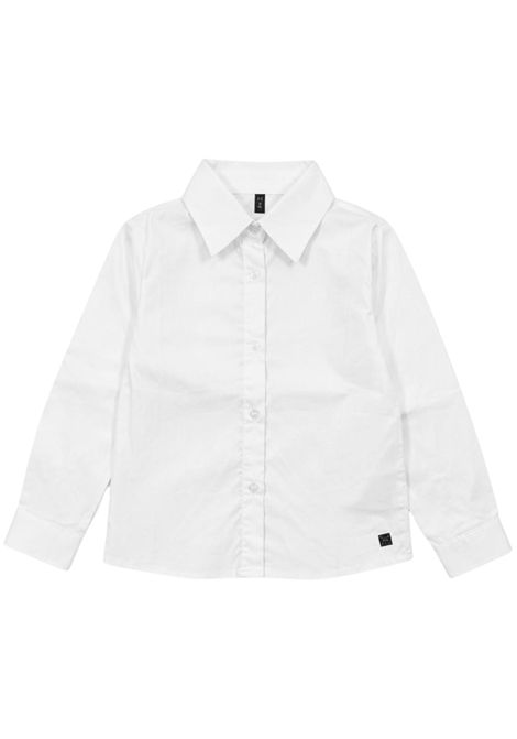 White cotton shirt for girls Manila Grace | MB3057W25/SUBIANCO