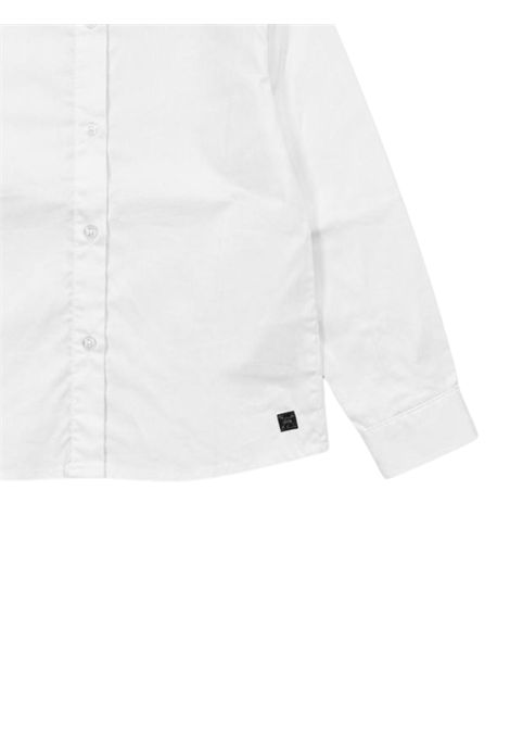 White cotton shirt for girls Manila Grace | MB3057W25/SUBIANCO