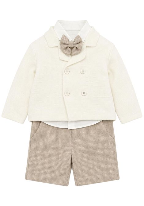 Completo classico neonato panna Manuel Ritz | 43894PANNA