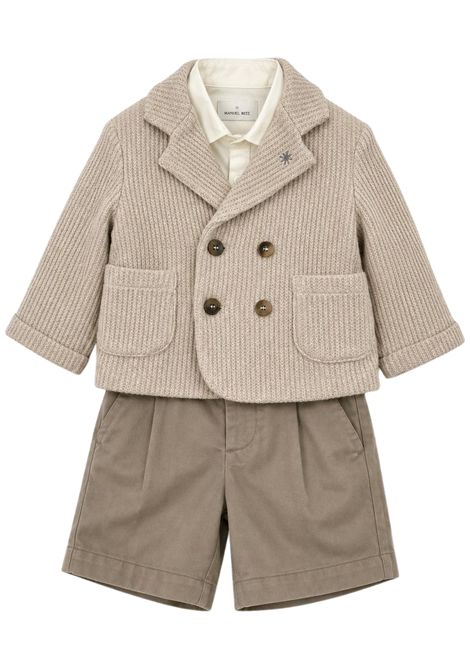 Completo classico neonato beige Manuel Ritz | 4394BEIGE