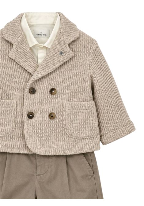 Completo classico neonato beige Manuel Ritz | 4394BEIGE