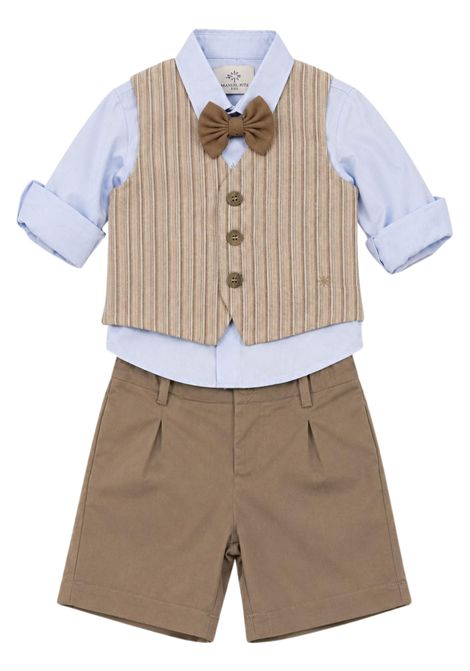Completo classico neonato beige Manuel Ritz | 44224BEIGE