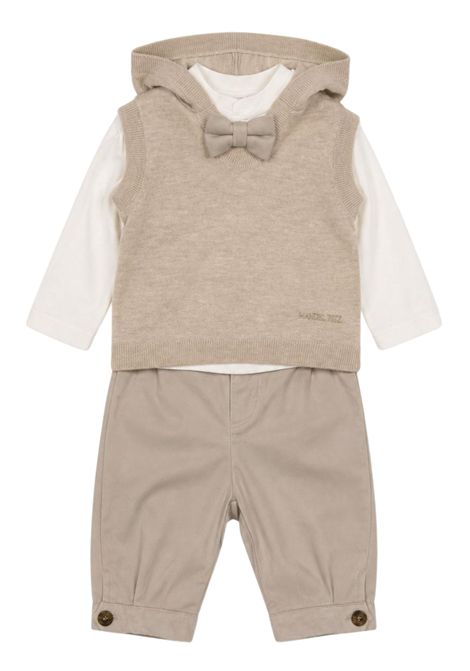 Completo classico neonato beige Manuel Ritz | 44293BEIGE