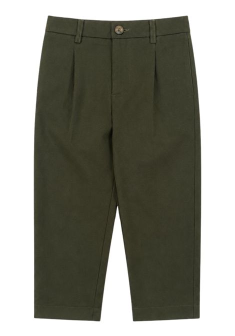Green viscose trousers for children Manuel Ritz | 4453VERDE