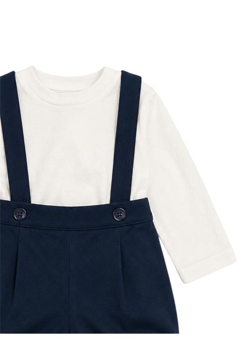Completo neonato in velluto Manuel Ritz | 44644403BLU