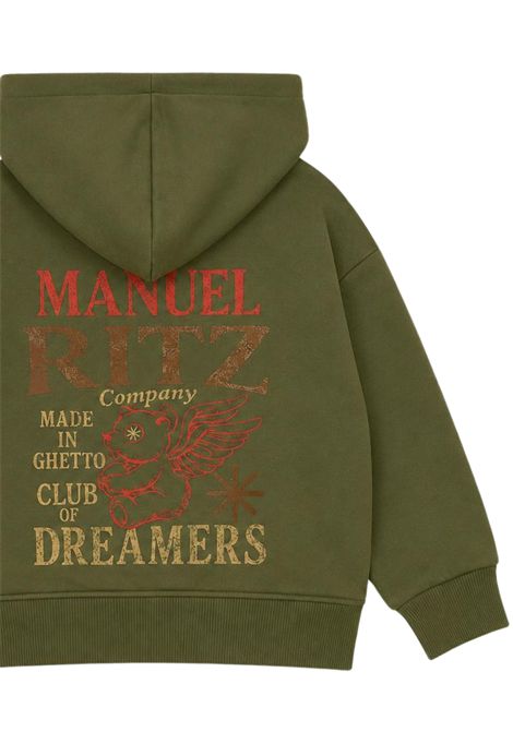 Green cotton children's sweatshirt Manuel Ritz | 4550VERDE