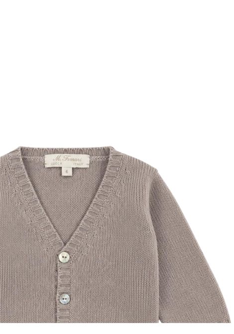 Cardigan neonata grigio in lana MARIELLA FERRARI | MGGMM11/ANGRIGIO