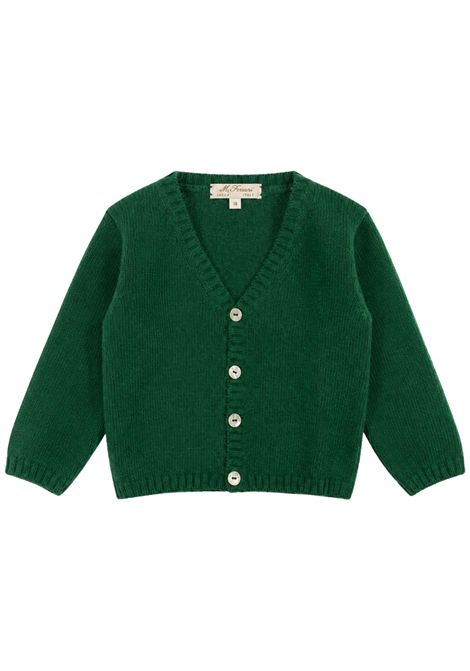 Cardigan neonato verde in lana MARIELLA FERRARI | MGM11/ANVERDE
