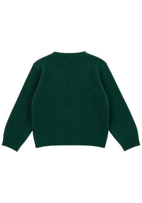 Cardigan neonato verde in lana MARIELLA FERRARI | MGM11/ANVERDE