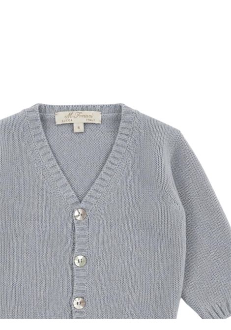 Cardigan neonato azzurro in lana MARIELLA FERRARI | MGM1111/ANAZZURRO