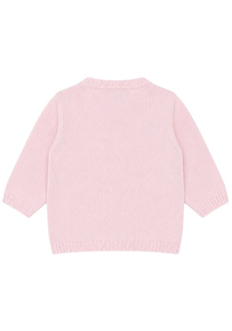 Cardigan neonata rosa in lana MARIELLA FERRARI | MGM1112/ANROSA
