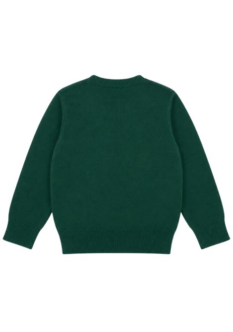 Maglione bambina verde in lana MARIELLA FERRARI | MGS17/ANVERDE
