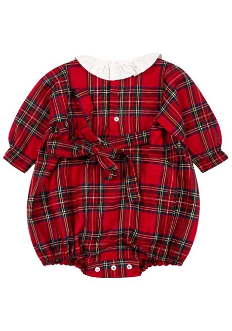 Pagliaccetto neonata rosso in cotone MARIELLA FERRARI | PGA1/ANROSSO