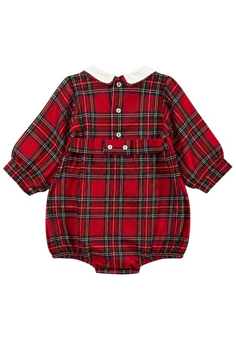 Pagliaccetto neonato rosso in cotone MARIELLA FERRARI | PGE5BIS/ANROSSO
