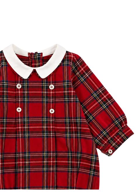 Pagliaccetto neonato rosso in cotone MARIELLA FERRARI | PGE5BIS/ANROSSO