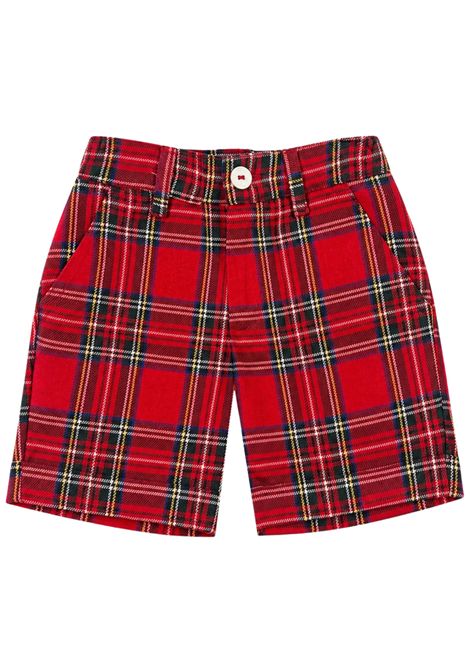 Shorts neonato rosso in cotone MARIELLA FERRARI | PTL10/ANROSSO