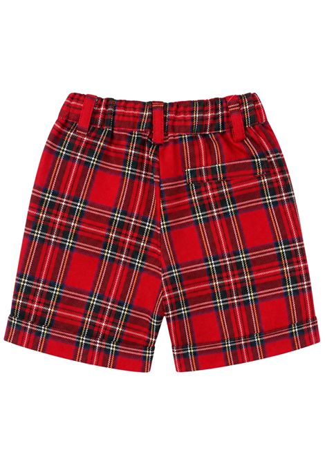 Shorts neonato rosso in cotone MARIELLA FERRARI | PTL10/ANROSSO