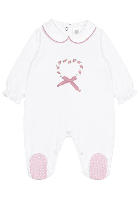 Tutina neonata bianca in cotone MARLù | EB2714/ANBIANCO