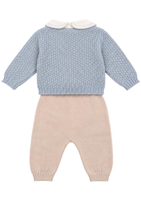 Completo neonato azzurro in lana MARLù | IB5331/ANAZZURRO