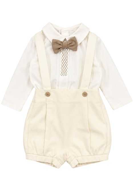 Completo neonato beige in lana e cotone MARLù | IG5960/ANBEIGE