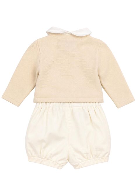 Completo neonato beige in lana e cotone MARLù | IG5960/ANBEIGE
