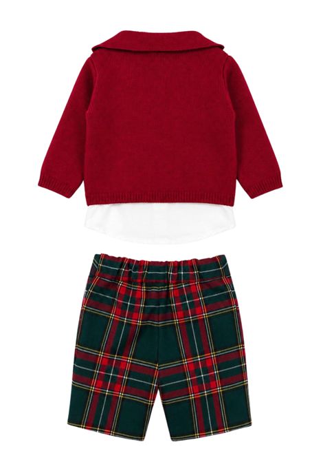 Completo neonato rosso in cotone MARLù | IK21560/ANROSSO