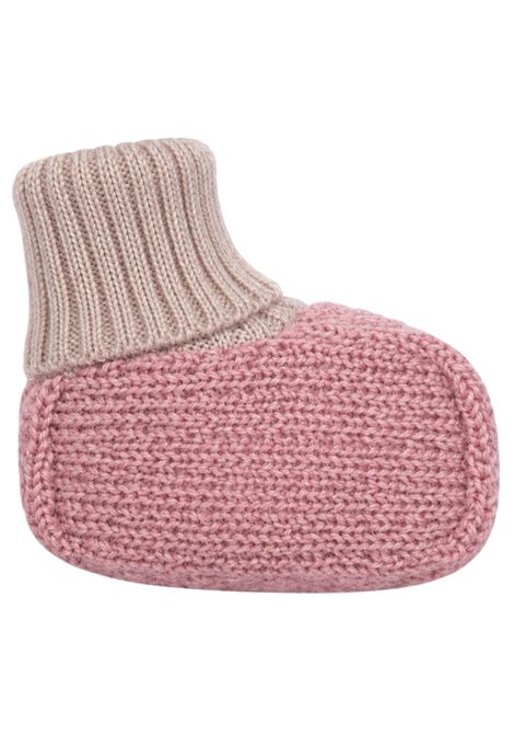 Scarpe neonata rosa in lana MARLù | IN24S/ANROSA