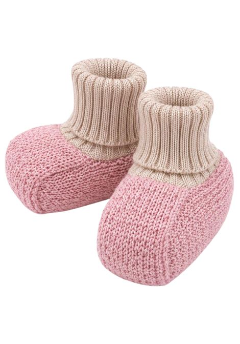 Scarpe neonata rosa in lana MARLù | IN24S/ANROSA