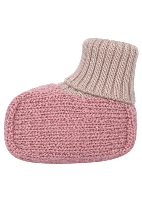 Scarpe neonata rosa in lana MARLù | IN24S/ANROSA
