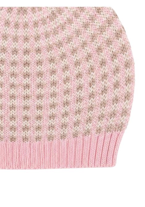 Cappello neonata rosa in lana MARLù | IN5371BT/ANROSA
