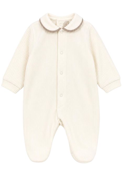 Tutina neonato panna in velluto MARLù | IN5914/ANPANNA