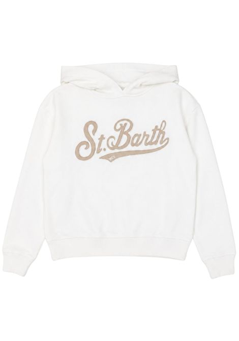 Cream cotton sweatshirt for girls MC2 SAINT BARTH | 00633I/ANPANNA