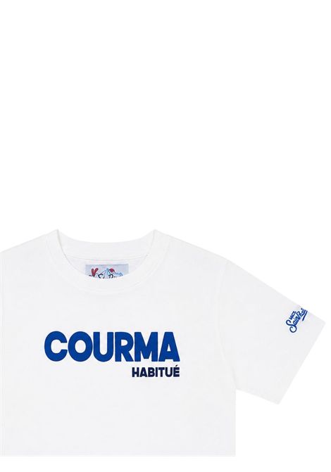 T-shirt bambino panna in cotone MC2 SAINT BARTH | 00649I/ANPANNA