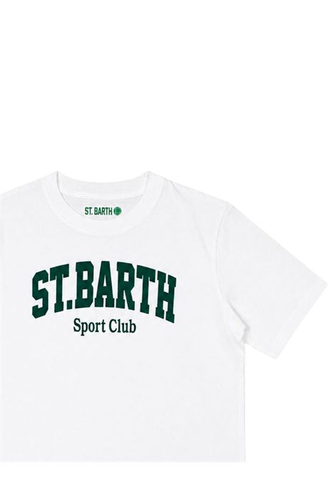 T-shirt bambino panna in cotone MC2 SAINT BARTH | 00861I/ANPANNA