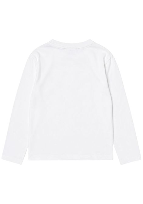Cream cotton T-shirt for girls MC2 SAINT BARTH | 01100I/ANPANNA