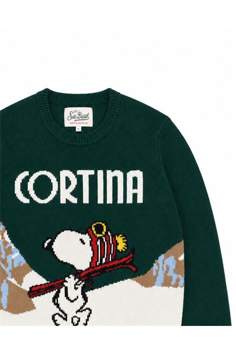 Green wool sweater for children MC2 SAINT BARTH | 01149I/ANVERDE