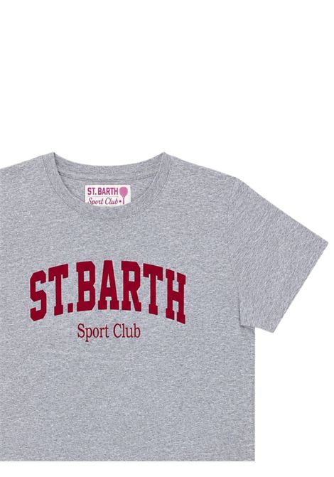 Girls' grey cotton T-shirt MC2 SAINT BARTH | 01155I/ANGRIGIO