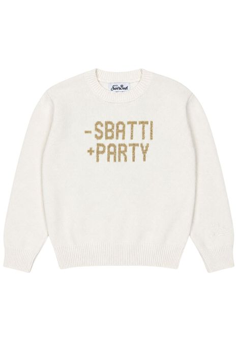 Cream wool sweater for girls MC2 SAINT BARTH | 01902I/ANPANNA