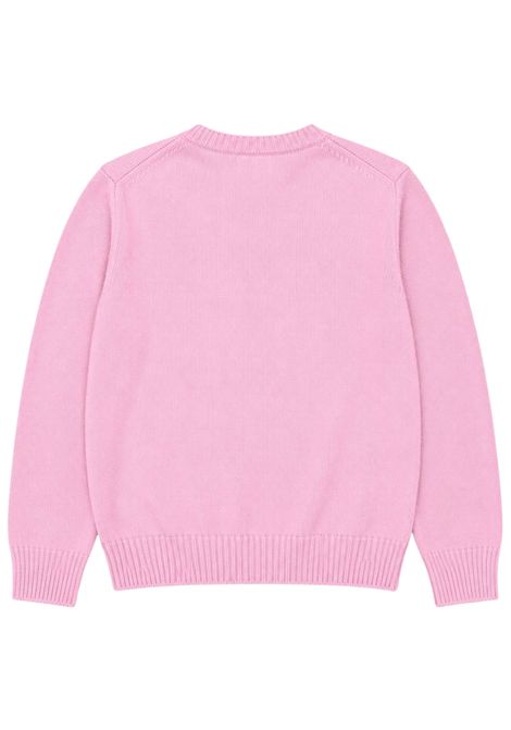 Pink wool sweater for girls MC2 SAINT BARTH | 01910I/ANROSA