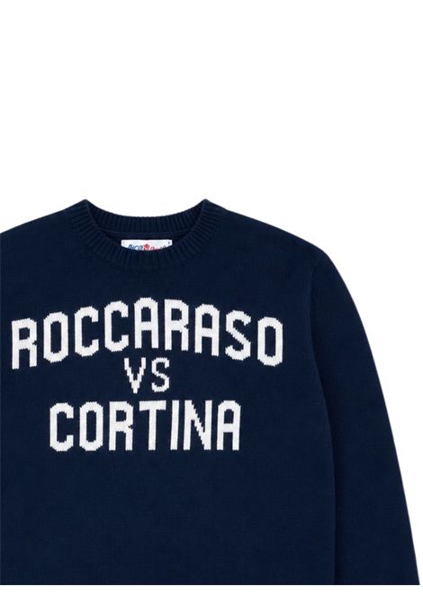 Blue wool sweater for children MC2 SAINT BARTH | 02010I/ANBLU