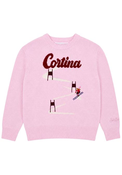 Pink wool sweater for girls MC2 SAINT BARTH | 02248I/ANROSA