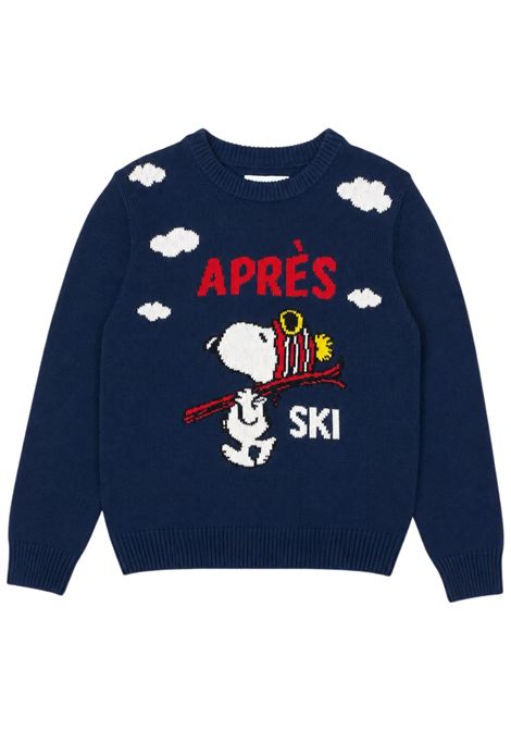 Blue wool sweater for children MC2 SAINT BARTH | DOU0006/DEBBLU
