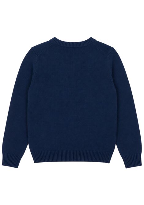 Blue wool sweater for children MC2 SAINT BARTH | DOU0006/DEBBLU