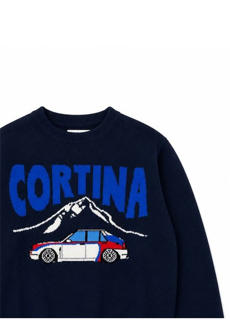 Blue wool sweater for children MC2 SAINT BARTH | DOU000602435I/DEBBLU