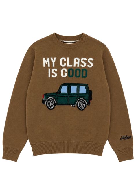 Maglione bambino beige in lana MC2 SAINT BARTH | GOOD CLASS CAR 19/DEBBEIGE