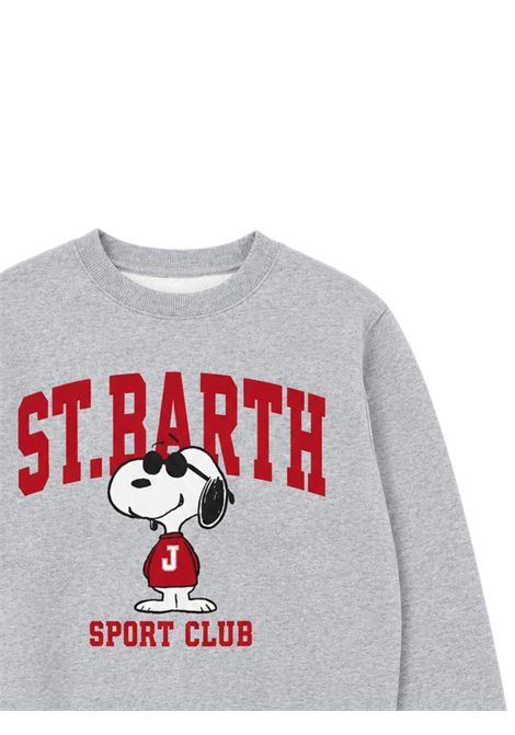 Grey cotton sweatshirt for children MC2 SAINT BARTH | HUT000400426I/DEBGRIGIO