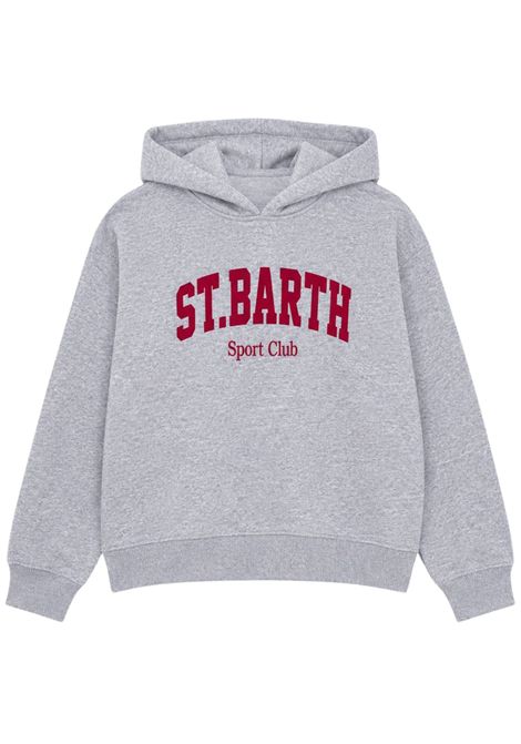 Felpa bambina grigia in cotone MC2 SAINT BARTH | MIND004/ANGRIGIO