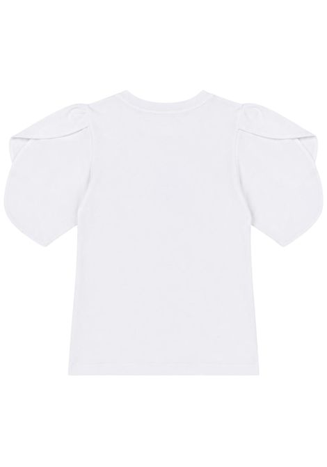 T-shirt bambina panna in cotone MISSONI | MX8A81J017/ANPANNA